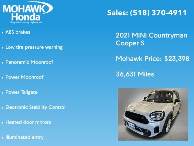 Used 2021 MINI Cooper Countryman S w/ Premium Package AWD/4WD image 28