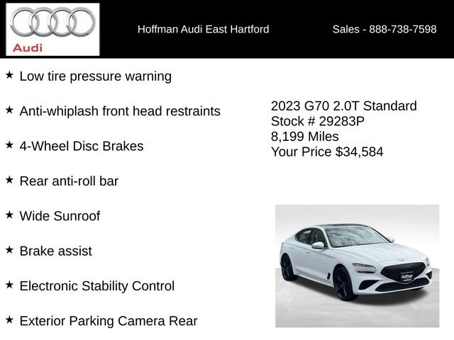 Used 2023 Genesis G70 2.0T w/ Sport Prestige Package AWD/4WD image 30