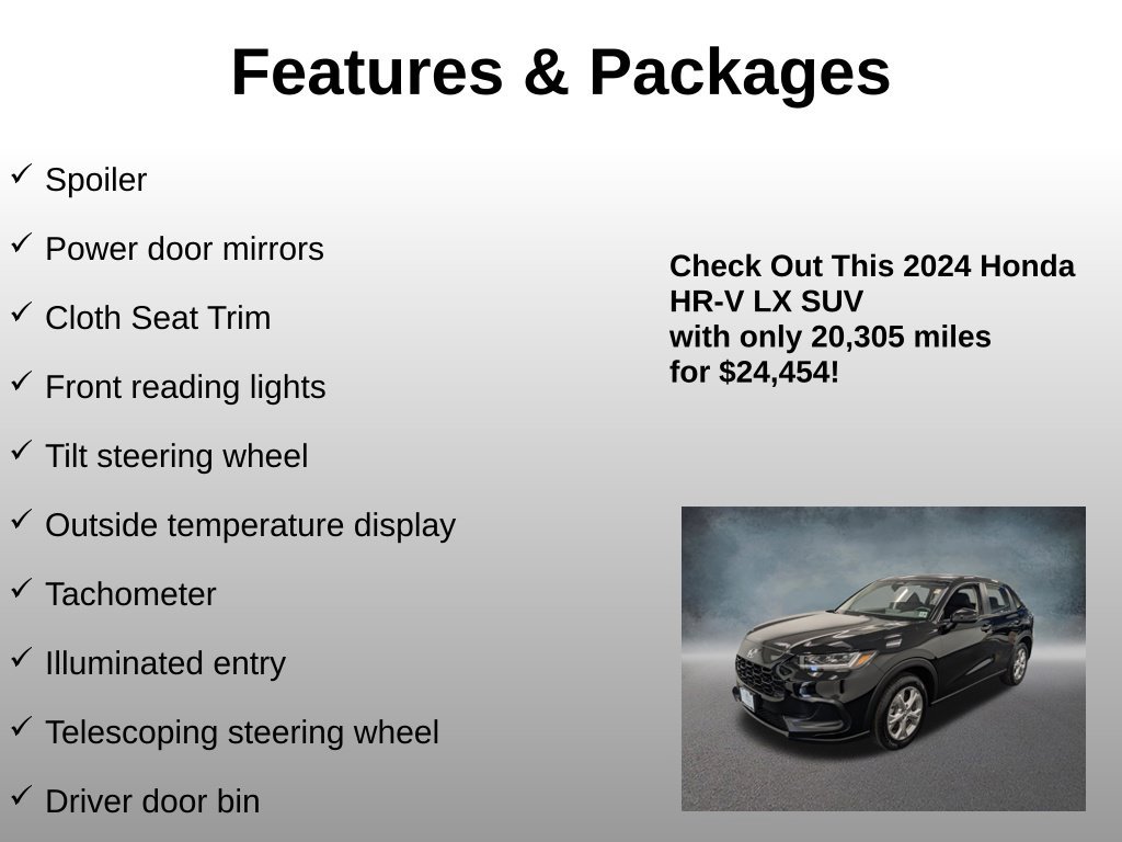 Used 2024 Honda HR-V LX image 20