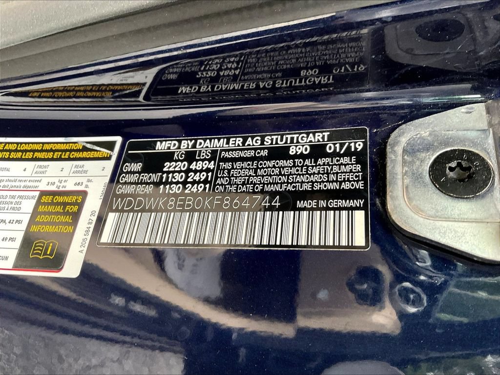 Used 2019 Mercedes-Benz C 300 4MATIC Cabriolet w/ Multimedia Package image 17