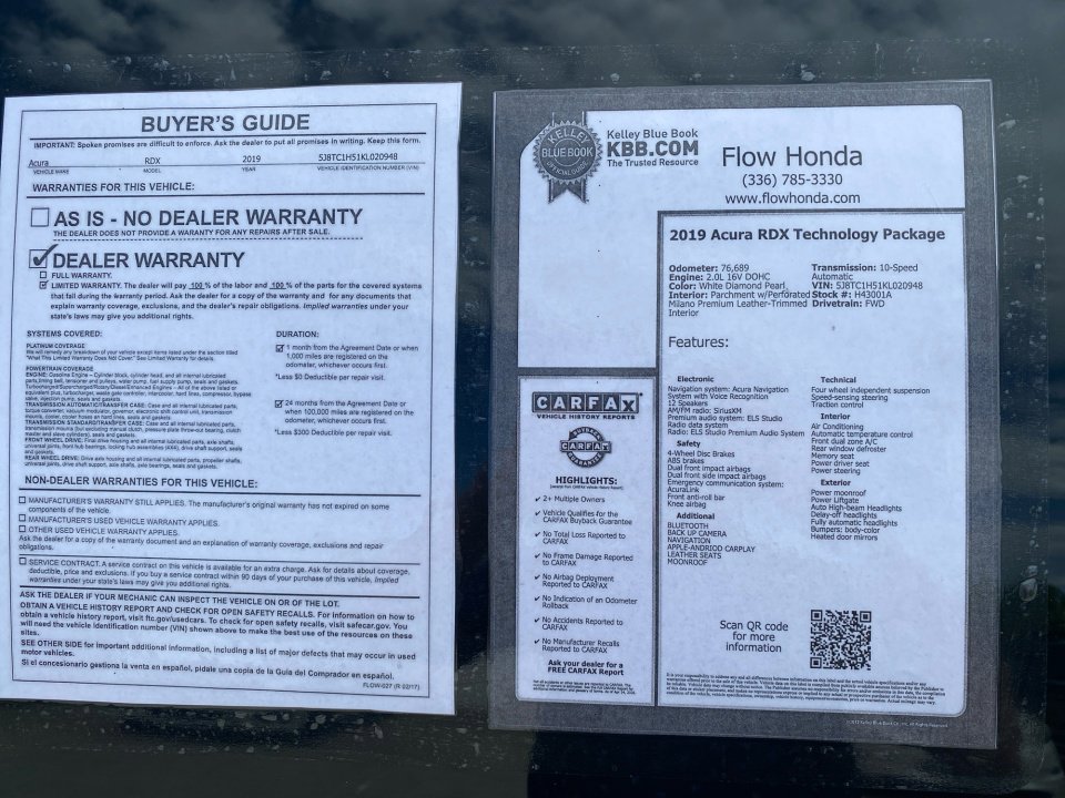 Used 2019 Acura RDX w/ Technology Package image 37