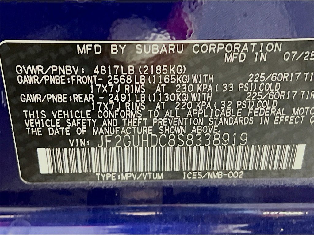 New 2025 Subaru Crosstrek 2.0i Premium image 25