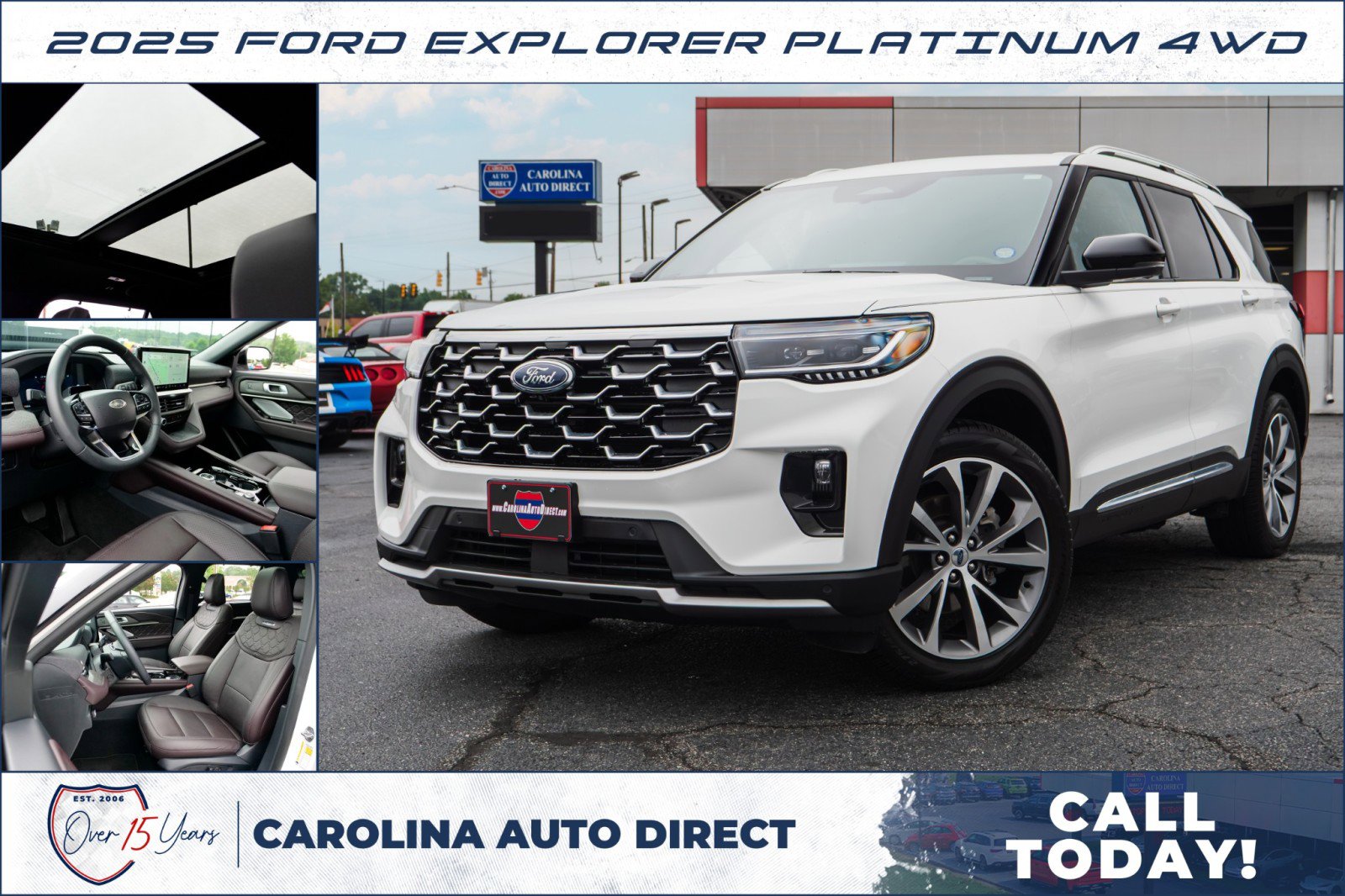 Used 2025 Ford Explorer Platinum w/ Ultimate Package