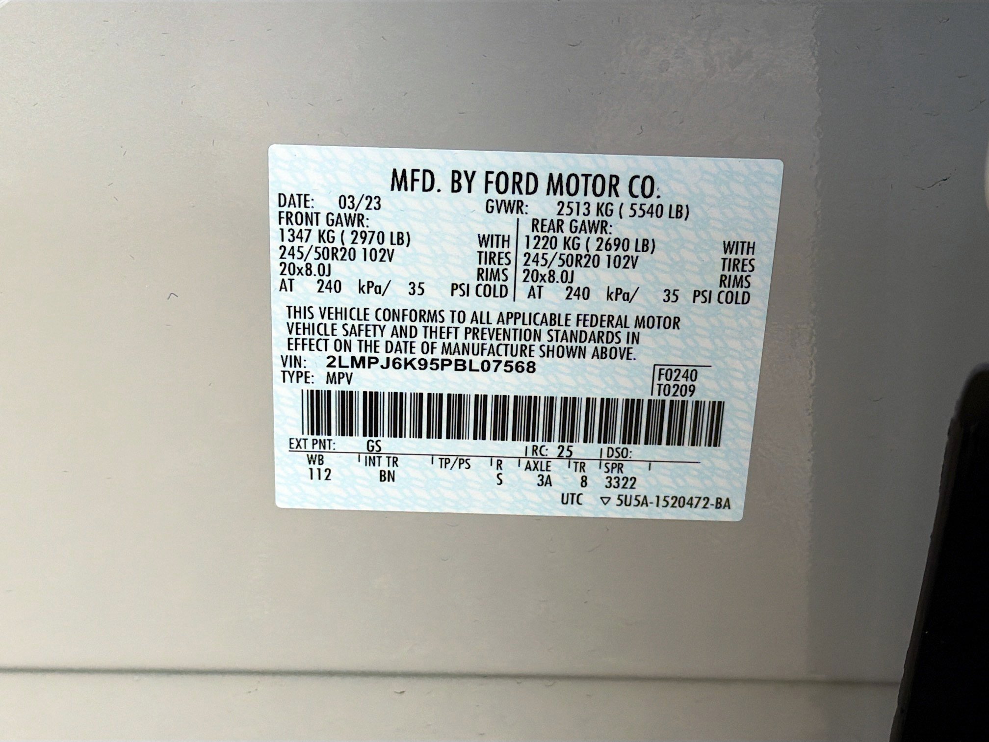 Used 2023 Lincoln Nautilus Reserve image 43