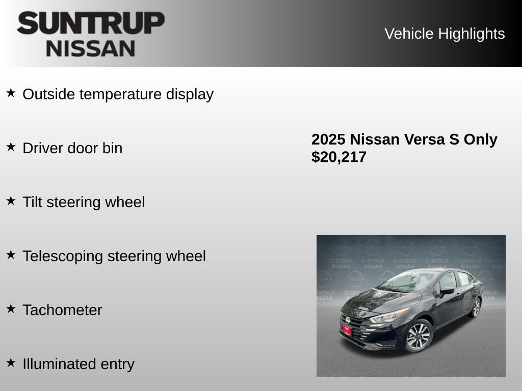 Used 2025 Nissan Versa S w/ S Plus Package image 40