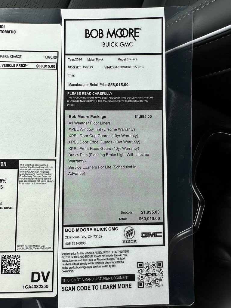 New 2026 Buick Enclave Sport Touring w/ Super Cruise Package image 15