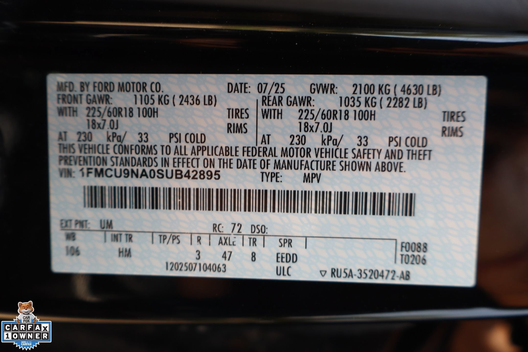 Used 2025 Ford Escape ST-Line Select AWD/4WD image 30