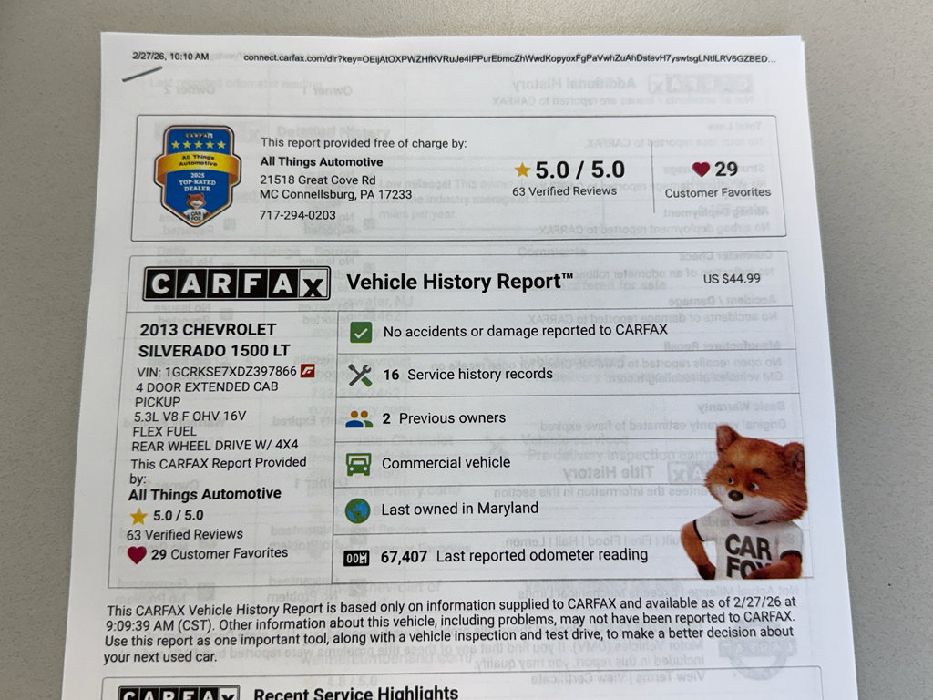 Used 2013 Chevrolet Silverado 1500 LT w/ All-Star Edition image 34