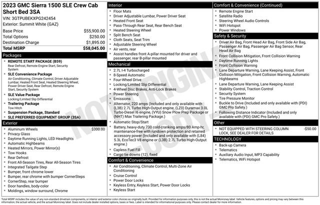 Certified 2023 GMC Sierra 1500 SLE AWD/4WD image 35
