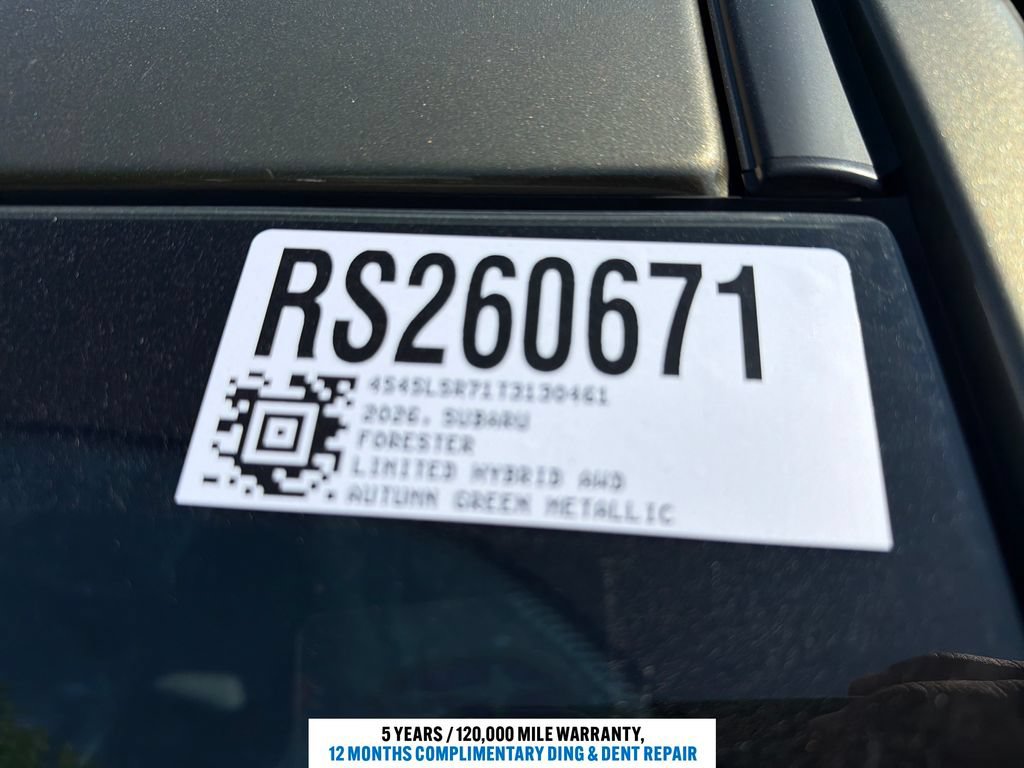 New 2026 Subaru Forester Limited AWD/4WD image 12