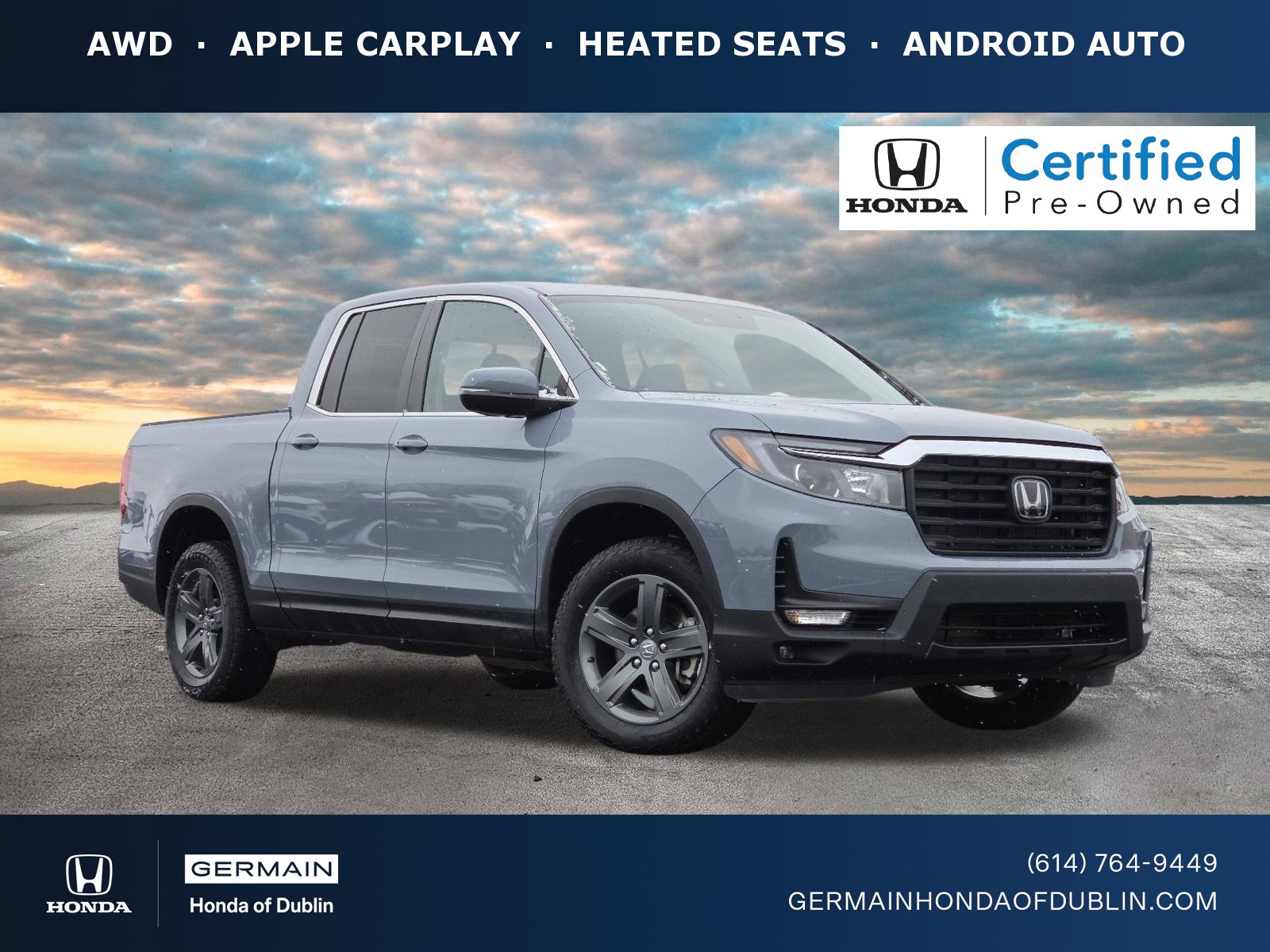Certified 2023 Honda Ridgeline RTL video 1