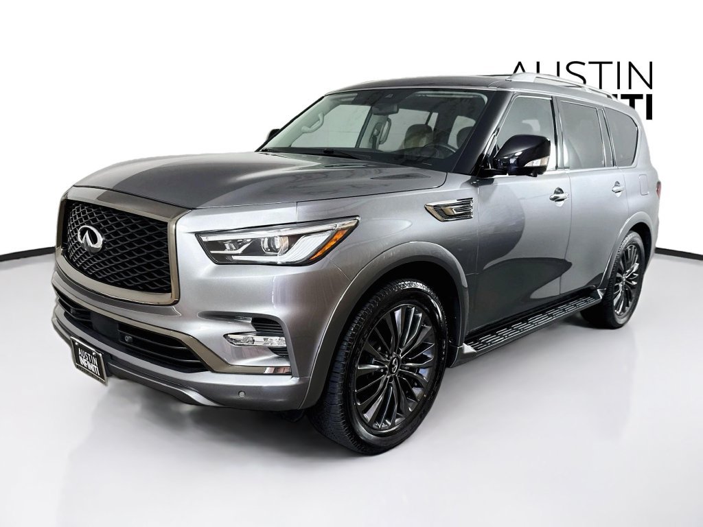 Certified 2021 INFINITI QX80 Premium Select w/ Cargo Package RWD image 3
