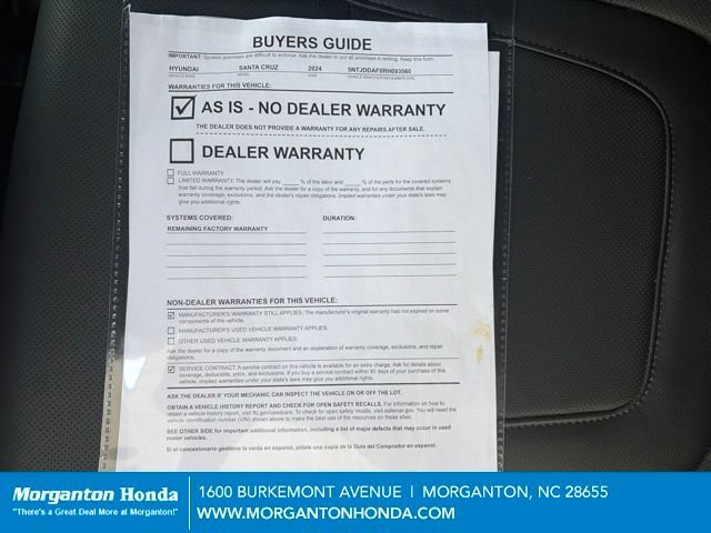 Used 2024 Hyundai Santa Cruz XRT AWD/4WD image 33