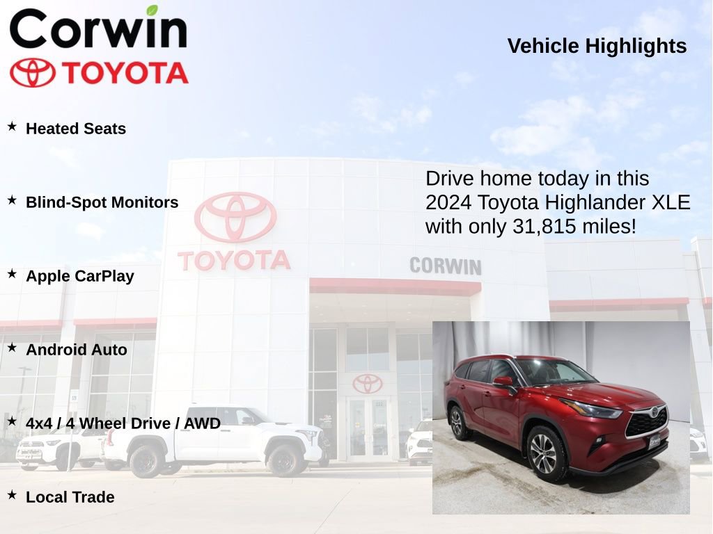Used 2024 Toyota Highlander XLE image 6