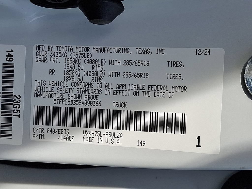 Used 2025 Toyota Tundra TRD Pro AWD/4WD image 31