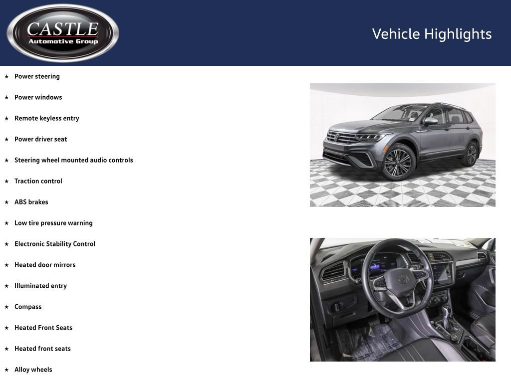 Used 2024 Volkswagen Tiguan Wolfsburg Edition image 3