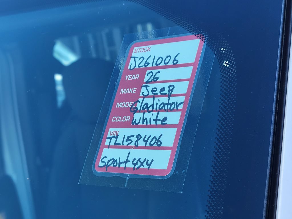 New 2026 Jeep Gladiator Sport AWD/4WD image 21
