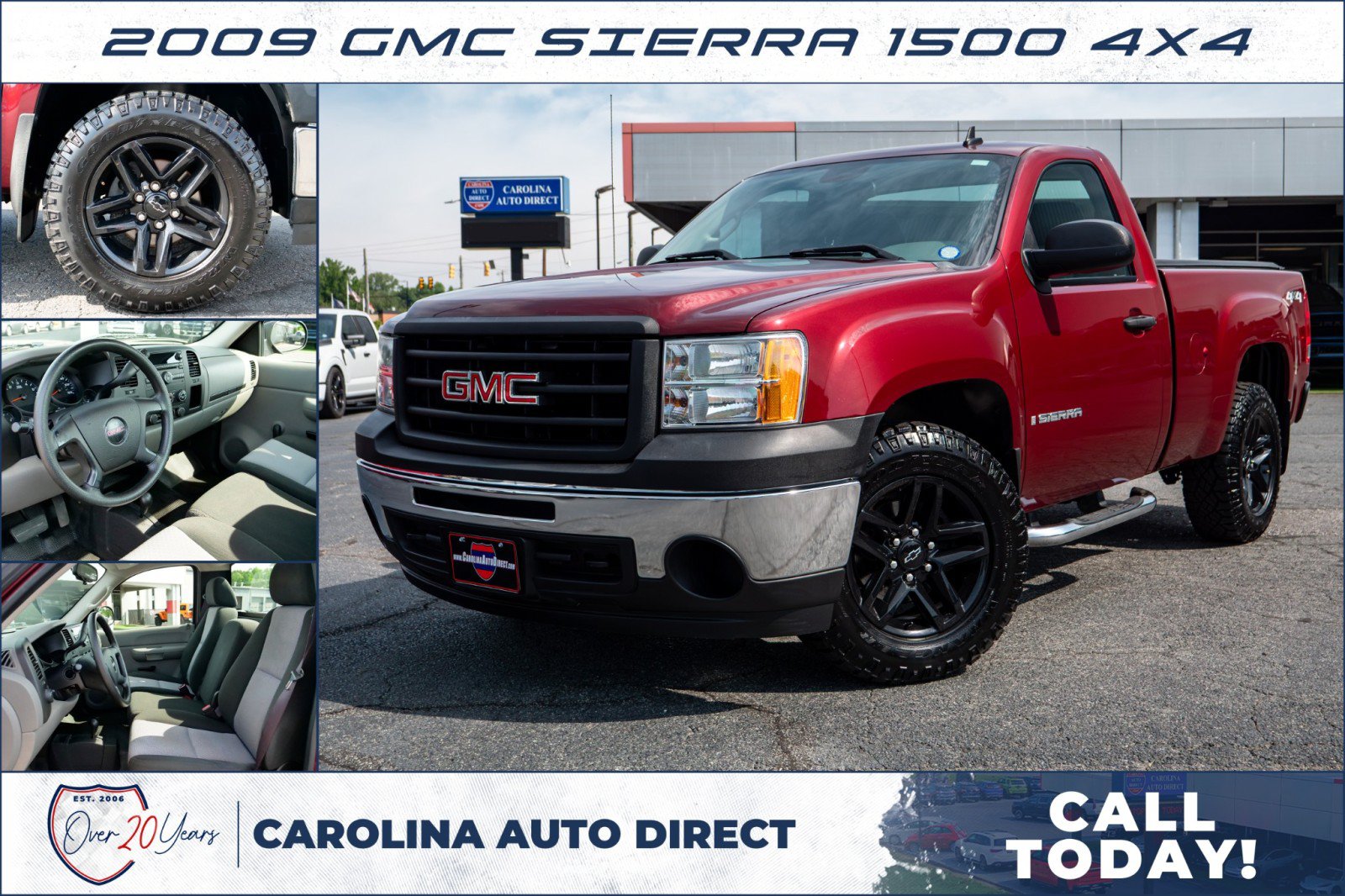 Used 2009 GMC Sierra 1500 W/T AWD/4WD image 1