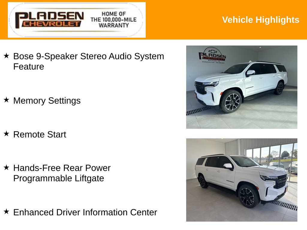 Used 2024 Chevrolet Suburban RST w/ Luxury Package AWD/4WD image 13