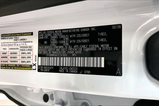 New 2026 Lexus RX 350 F Sport image 13