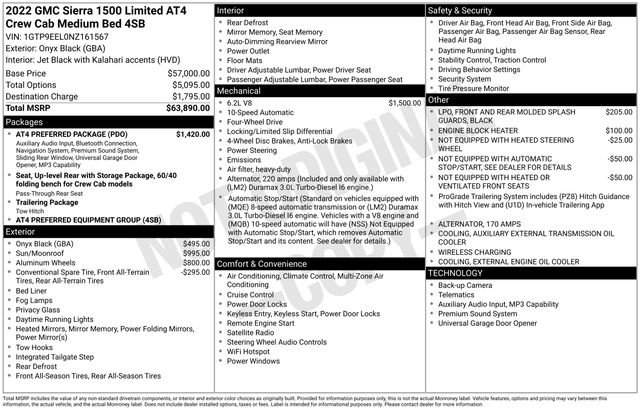 Used 2022 GMC Sierra 1500 AT4 w/ AT4 Preferred Package image 11