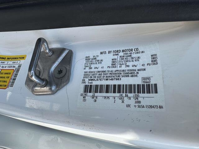 Used 2021 Ford Transit Connect XL w/ CNG/LPG Engine Prep Package image 33