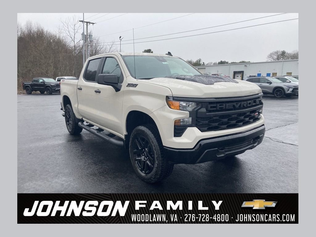 New 2026 Chevrolet Silverado 1500 Custom Trail Boss w/ Turbomax Blackout Package