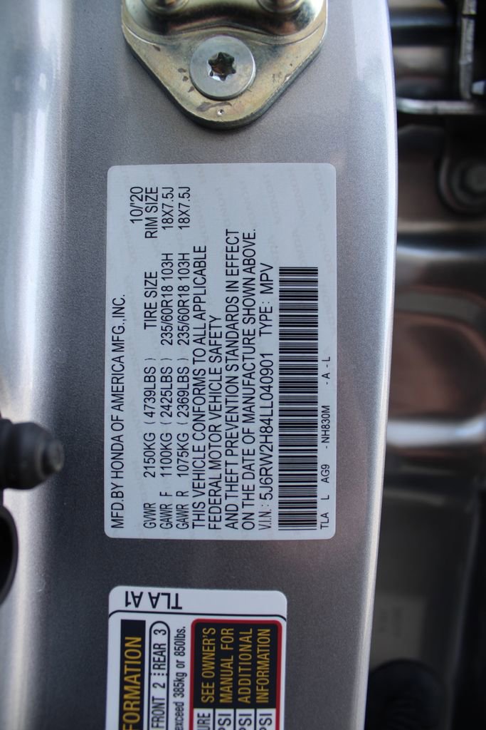 Certified 2020 Honda CR-V EX-L image 35