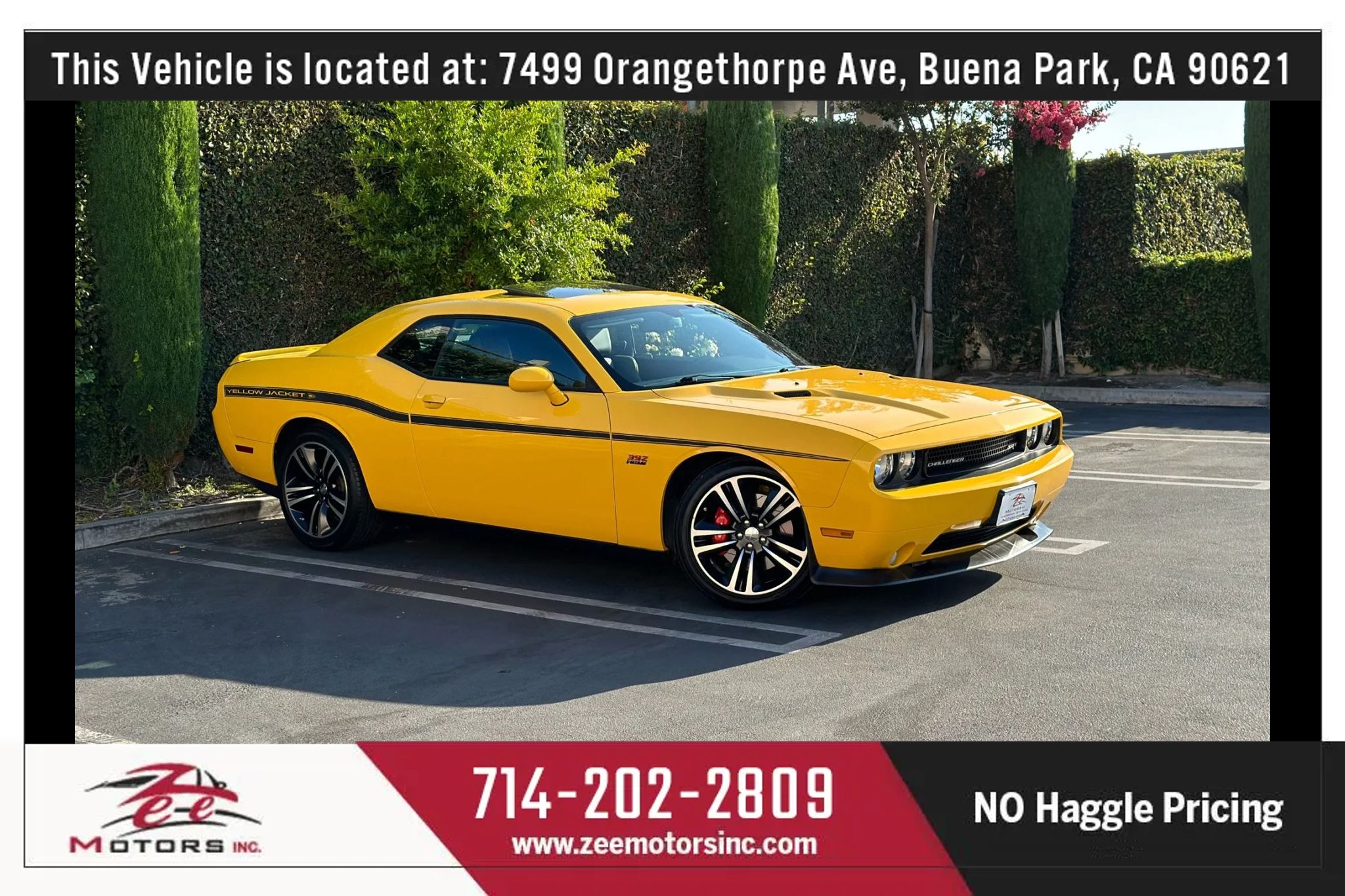 Used 2012 Dodge Challenger SRT8 Yellow Jacket w/ Premium Sound Group RWD image 1