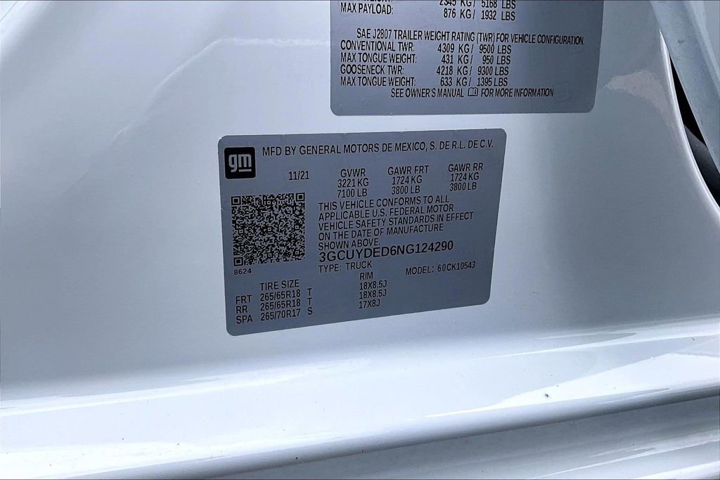 Used 2022 Chevrolet Silverado 1500 LT AWD/4WD image 32