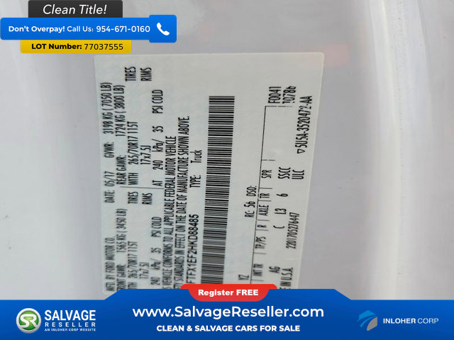 Used 2017 Ford F150 XL w/ Equipment Group 101A Mid image 15