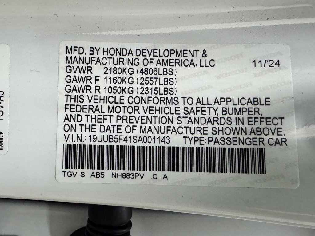 Used 2025 Acura TLX w/ Technology Package image 11