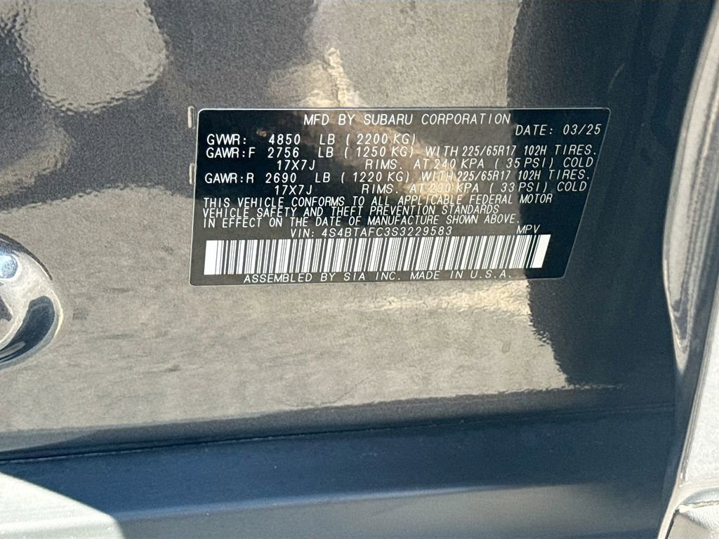 Certified 2025 Subaru Outback Premium AWD/4WD image 31