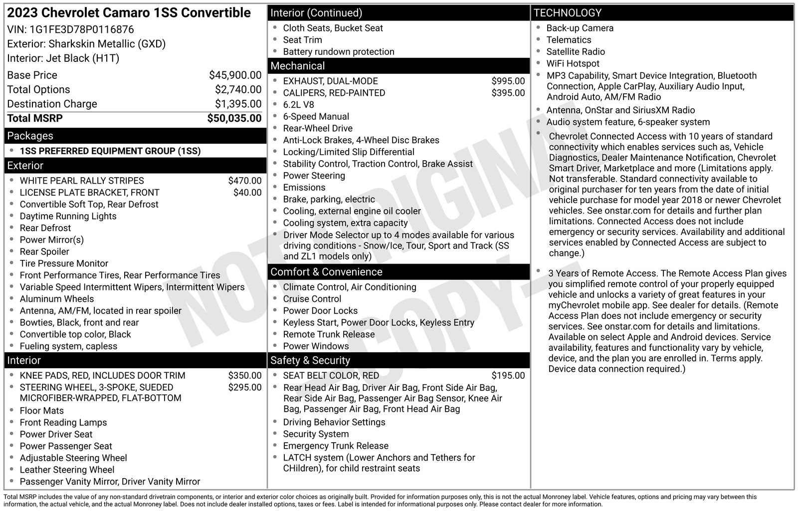 Used 2023 Chevrolet Camaro SS RWD image 27