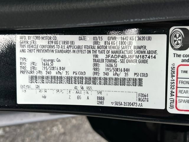 Used 2015 Ford Fiesta SE w/ Equipment Group 201A image 17