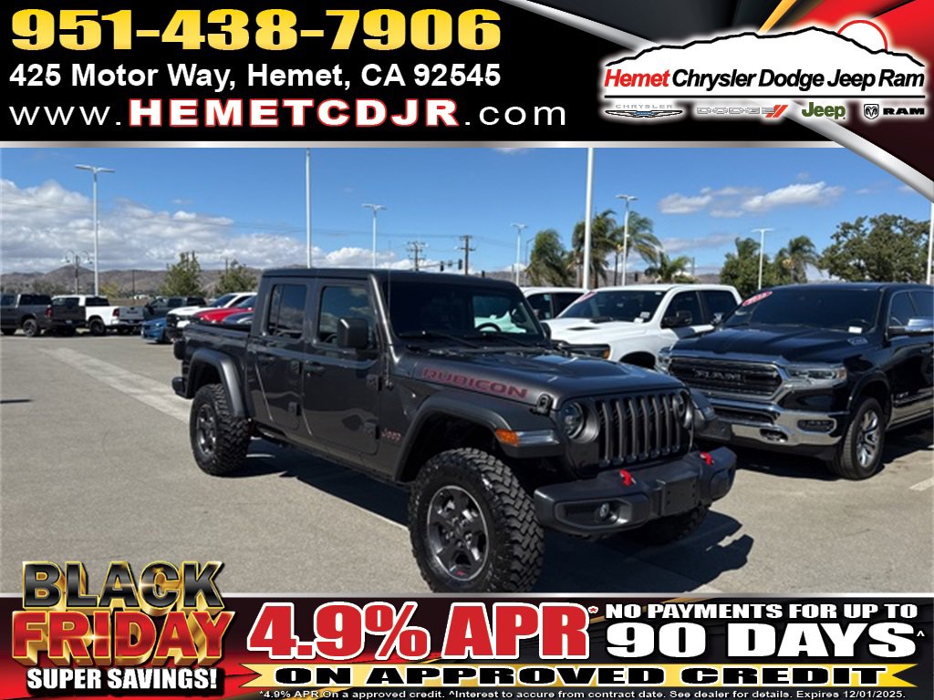 Used 2023 Jeep Gladiator Rubicon w/ LED Lighting Group