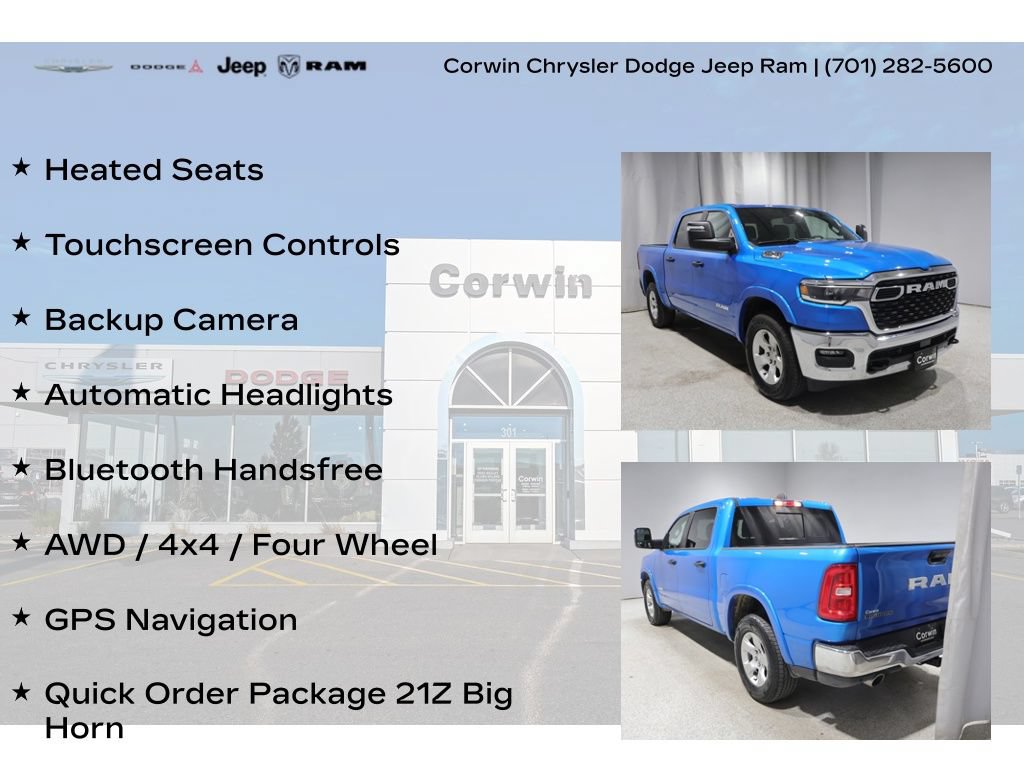 Used 2025 RAM 1500 Big Horn AWD/4WD image 8
