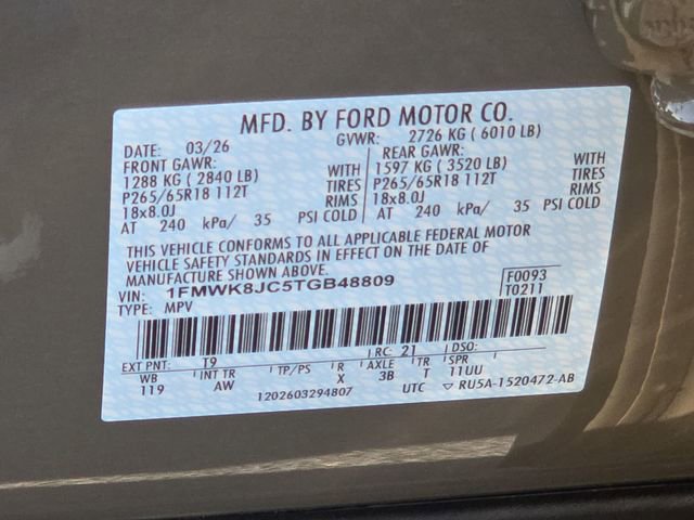 New 2026 Ford Explorer Tremor AWD/4WD image 16