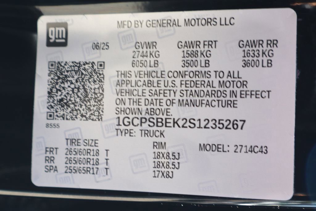 Used 2025 Chevrolet Colorado W/T w/ WT Custom Package RWD image 51