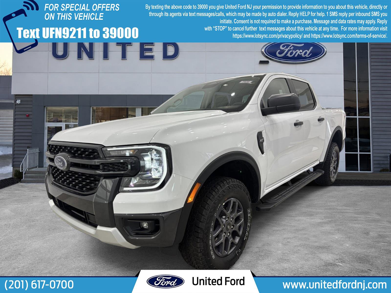 New 2026 Ford Ranger XLT w/ FX4 Off-Road Package AWD/4WD image 1