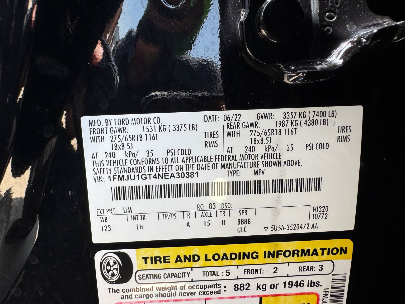 Used 2022 Ford Expedition XL AWD/4WD image 12