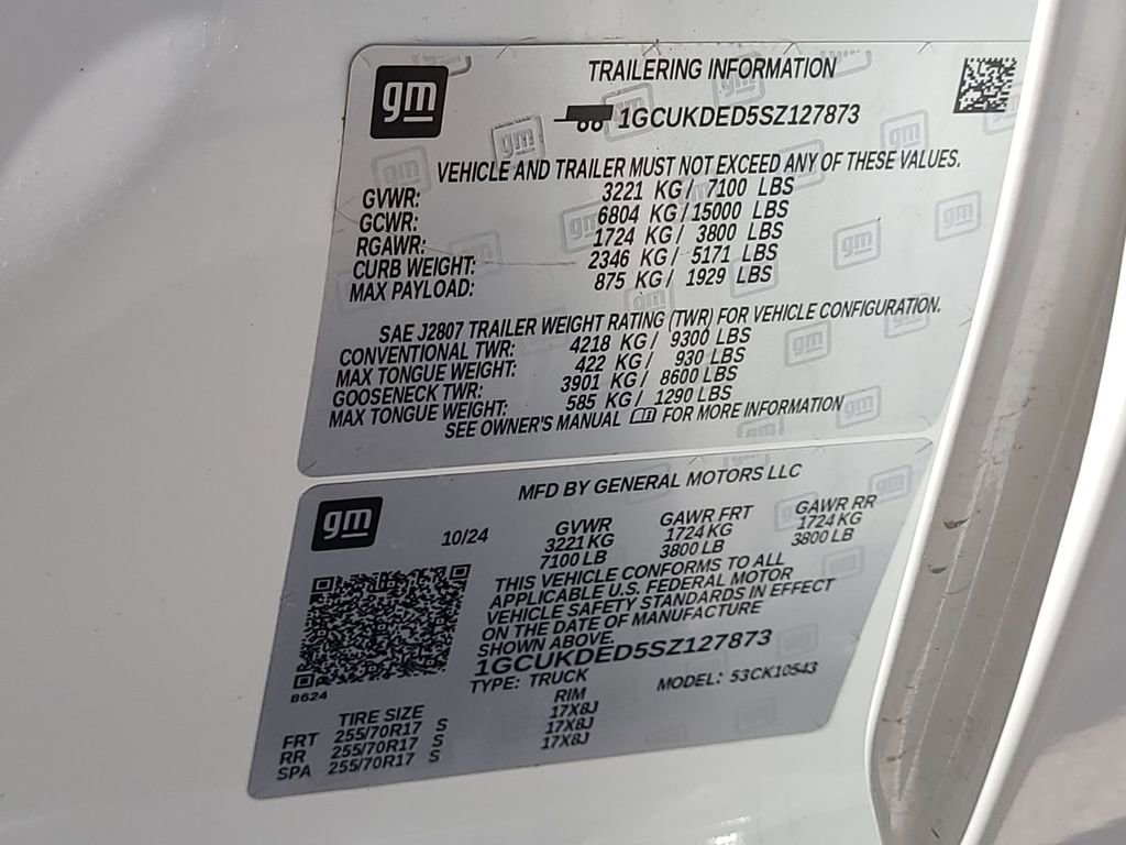 Certified 2025 Chevrolet Silverado 1500 LT AWD/4WD image 35