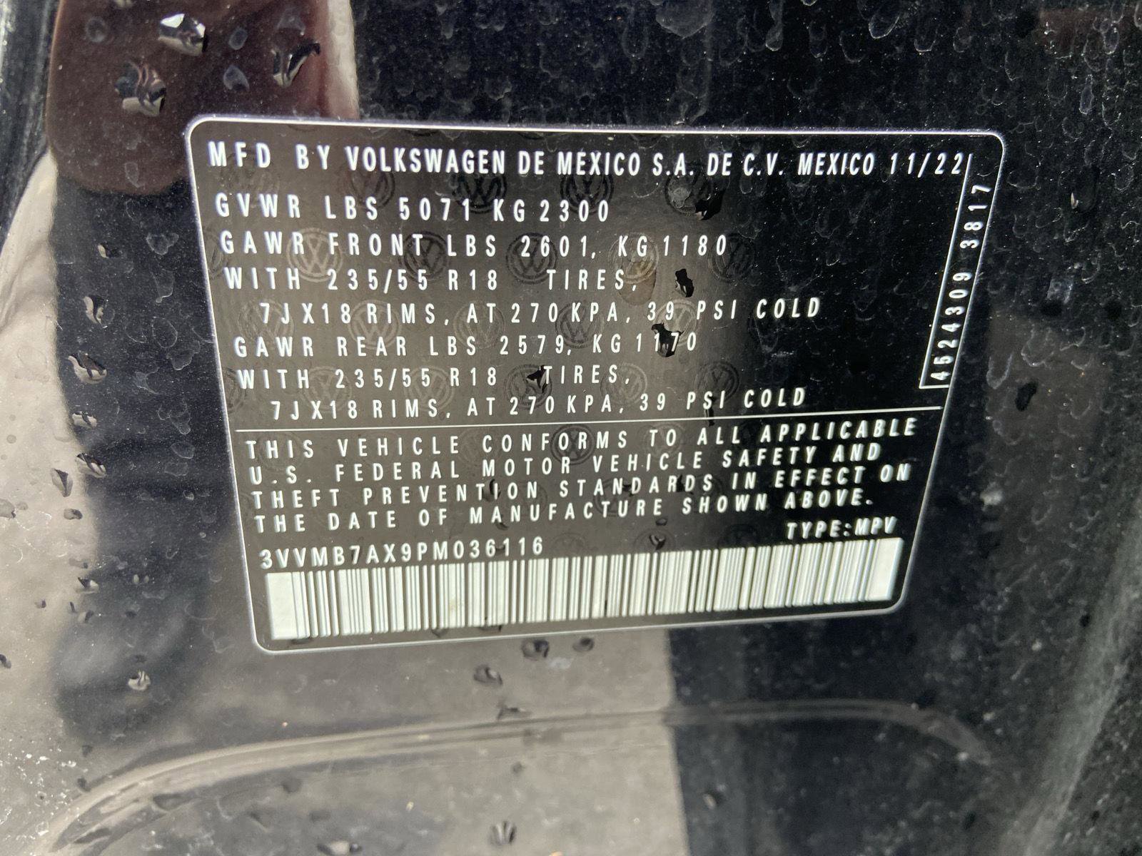 Used 2023 Volkswagen Tiguan SE image 39