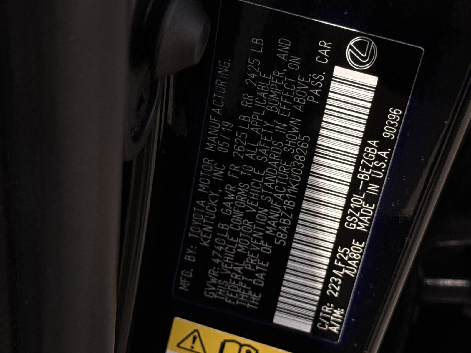 Used 2019 Lexus ES 350 F Sport w/ Accessory Package FWD image 30