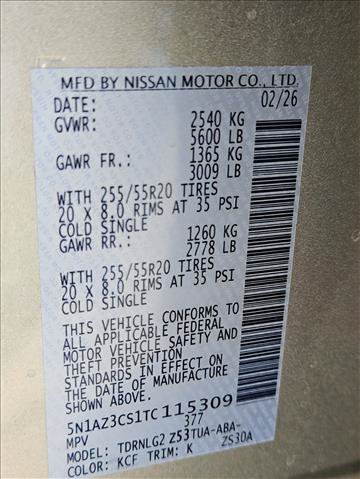 Used 2026 Nissan Murano SL AWD/4WD image 15
