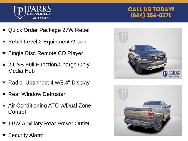 Used 2019 RAM 1500 Rebel w/ Rebel Level 2 Equipment Group AWD/4WD image 4