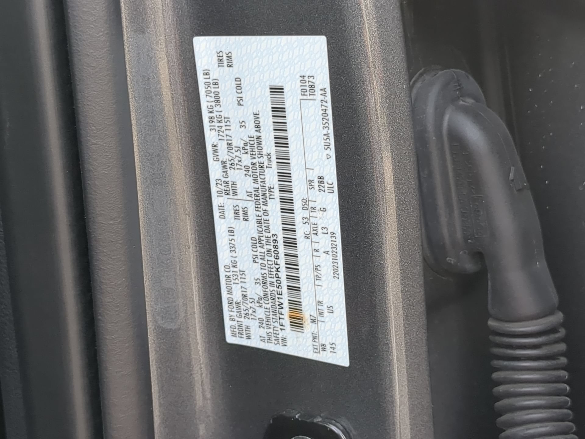 Used 2023 Ford F150 XLT w/ Bed Utility Package AWD/4WD image 71