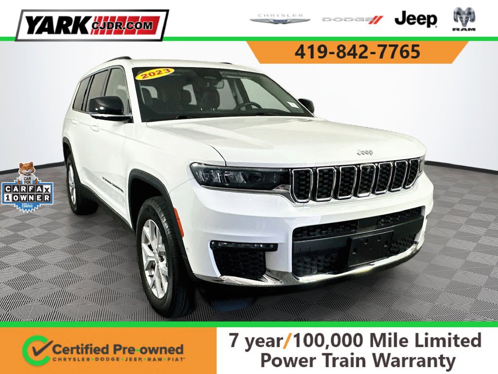 Certified 2023 Jeep Grand Cherokee L Limited w/ Luxury Tech Group II AWD/4WD 360° Tour