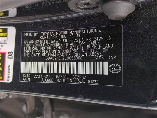Used 2020 Lexus ES 350 w/ Accessory Package FWD image 15