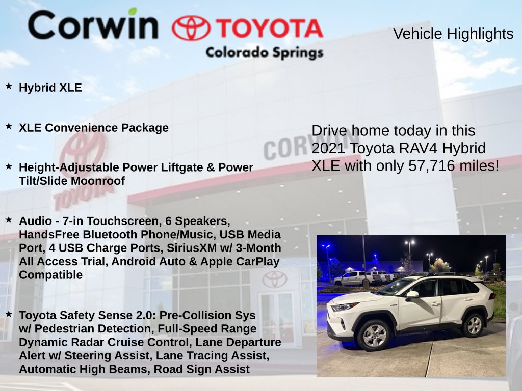 Used 2021 Toyota RAV4 XLE w/ Convenience Package AWD/4WD image 7